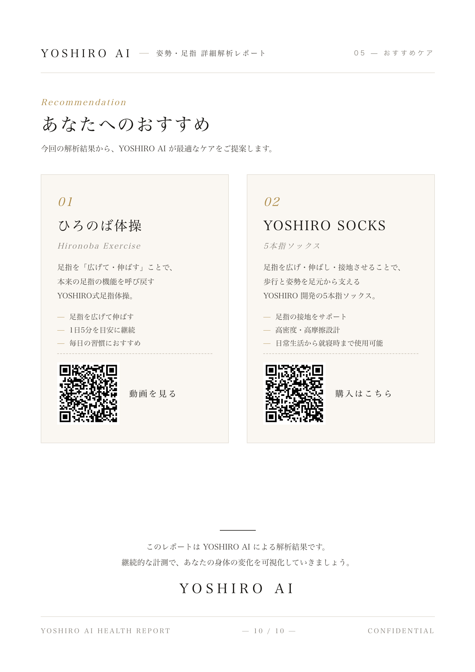 A4詳細レポート 10ページ